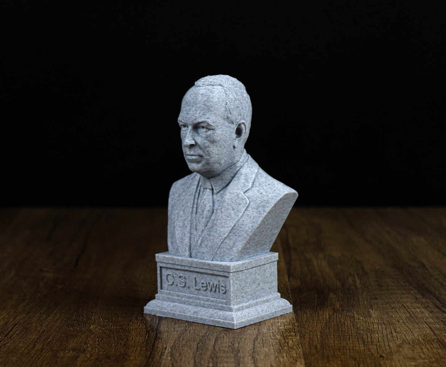 C.S. Lewis Bust, British Writer Statue, Sculpture Decoration
