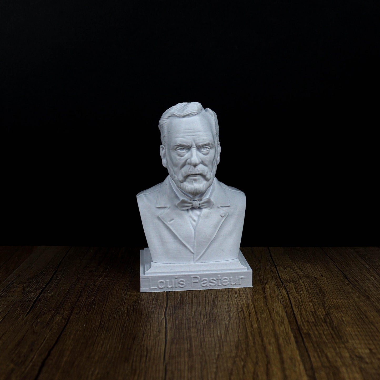 Louis Pasteur Bust, Scientist Statue for Bookshelf Decor, Microbiology Pioneer Gift, Home Decoration for Science Lovers