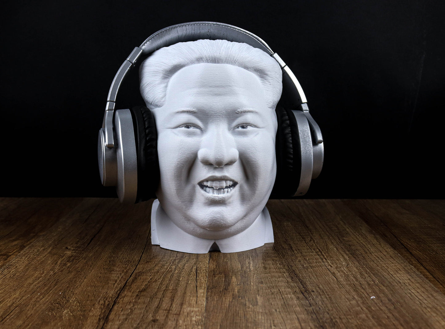 Kim Jong-un Headphone Holder, Desktop Decor Headphone 3d Bust Gift