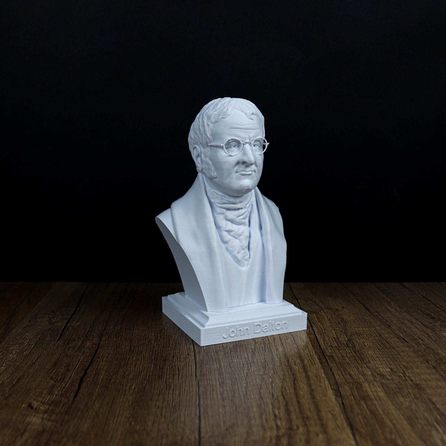 John Dalton Bust, English Chemist, Physicist and Meteorologist Sculpture