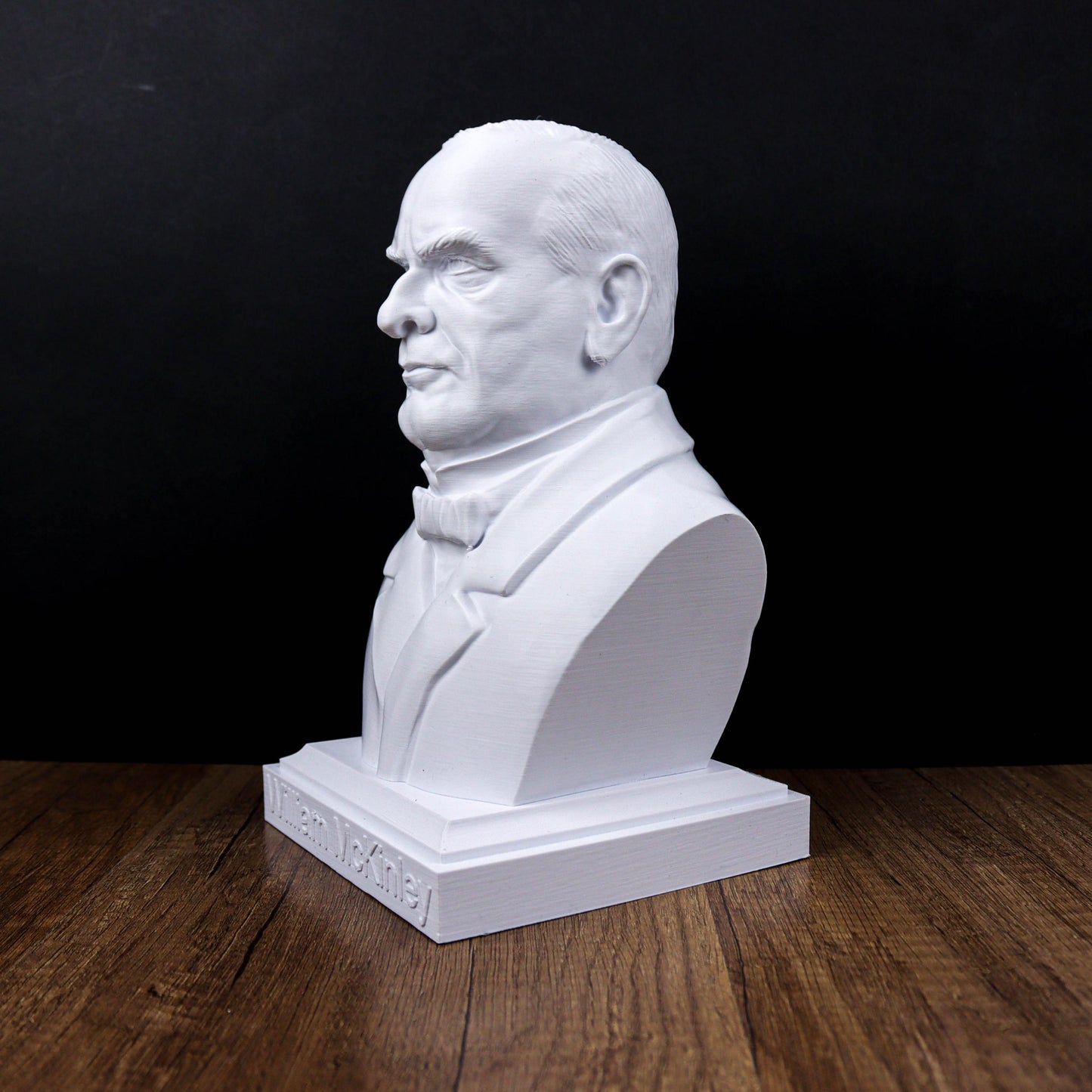 William McKinley Bust, 25th U.S. President Sculpture, Patriotic Home Decor