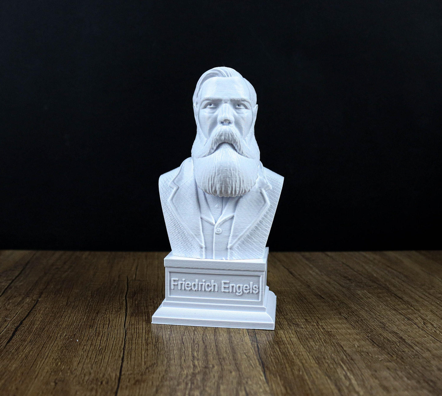 Friedrich Engels and Karl Marx Busts, German Philosophers Statue