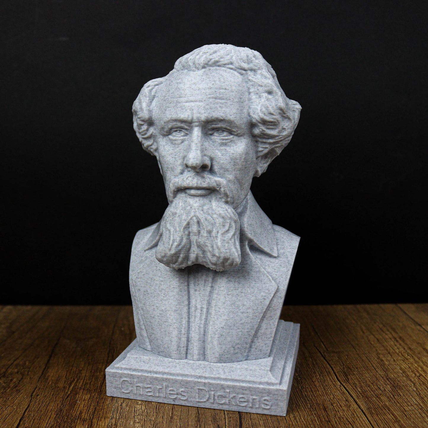 Charles Dickens Bust, English Writer and Social Critic Statue