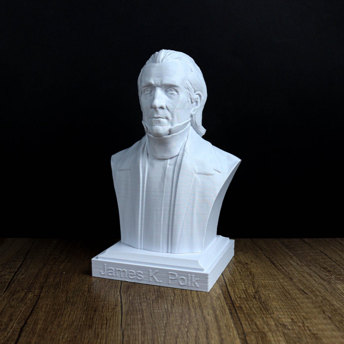 James K. Polk Bust, 11th President of the United States, American history decor