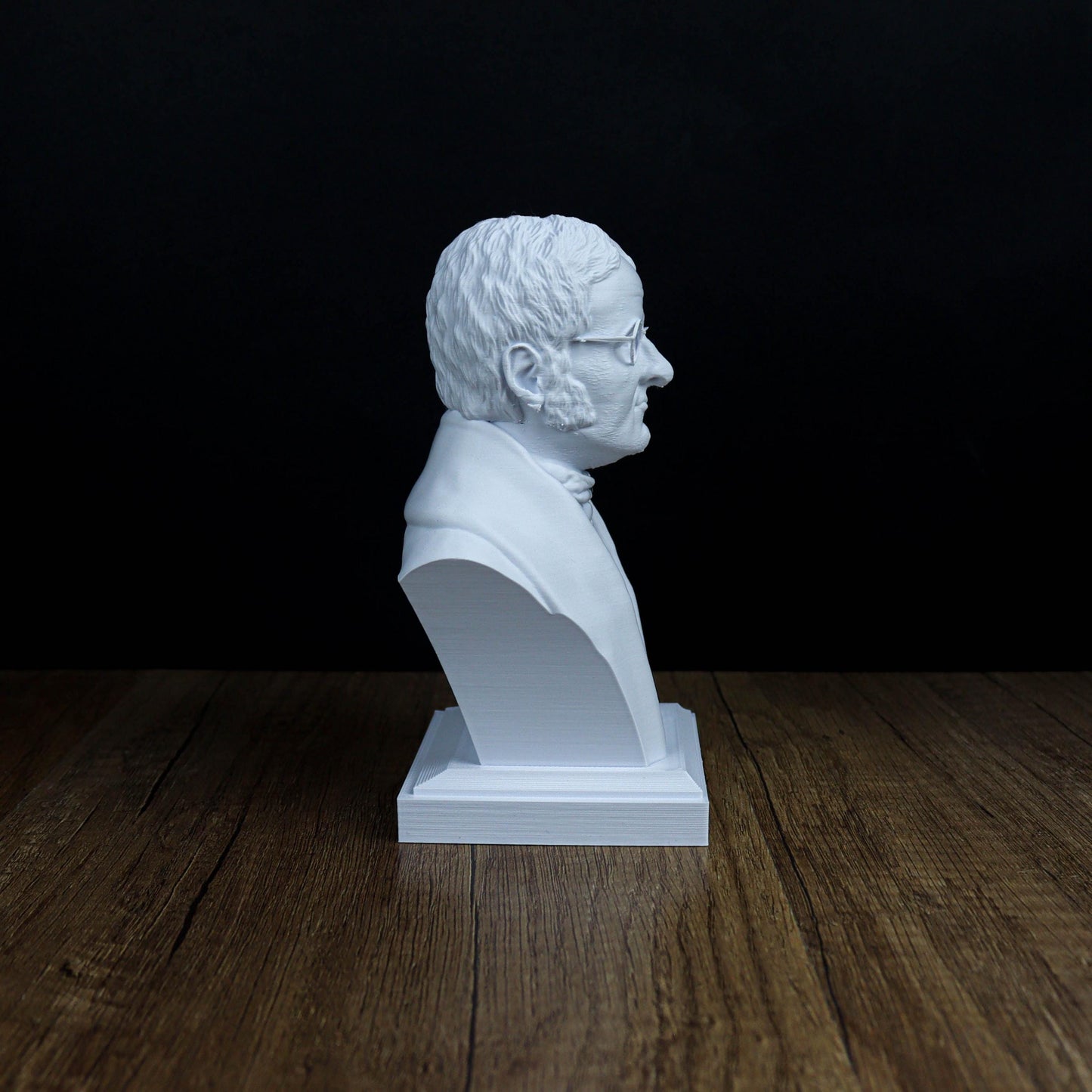 John Dalton Bust, English Chemist, Physicist and Meteorologist Sculpture