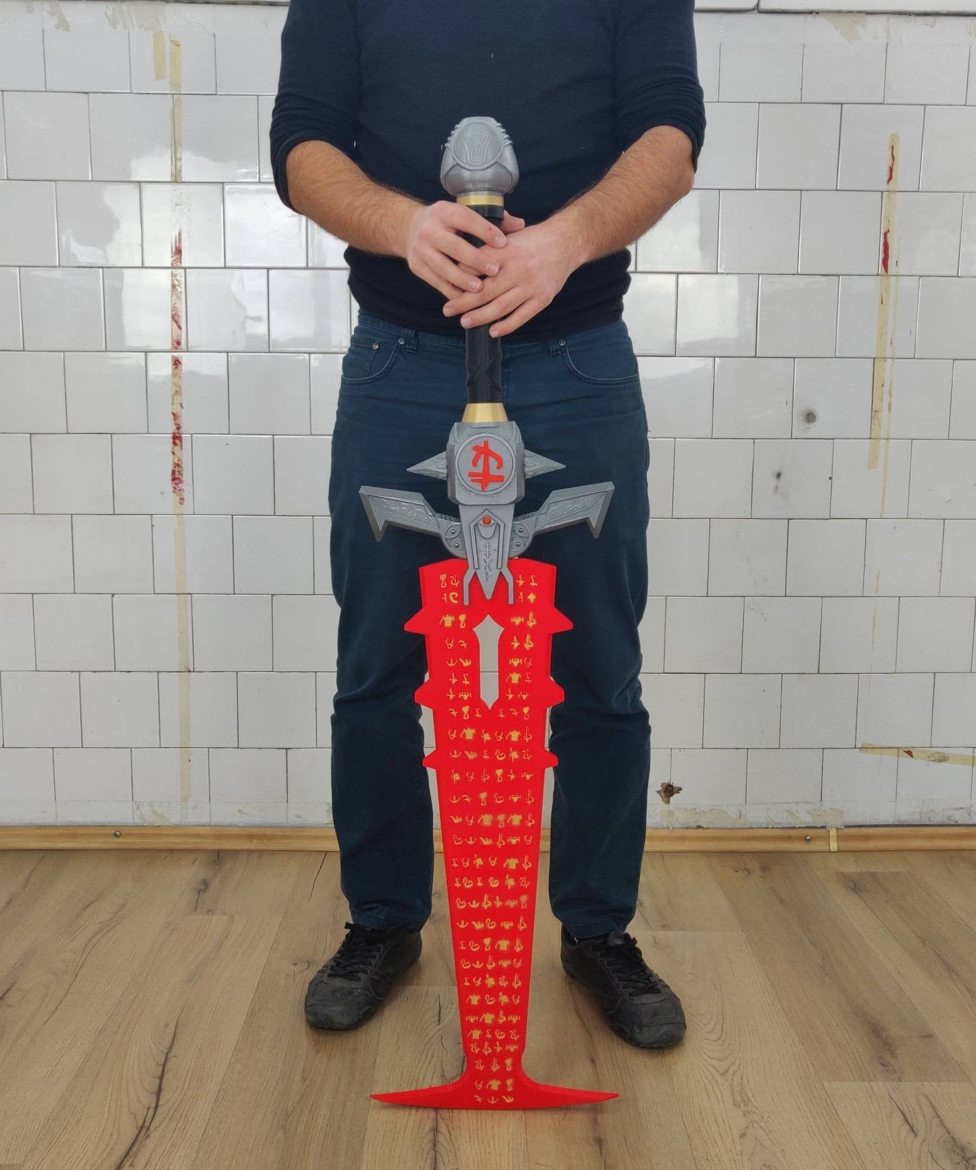 Doom Eternal Crucible Sword 3d Printed for Cosplay