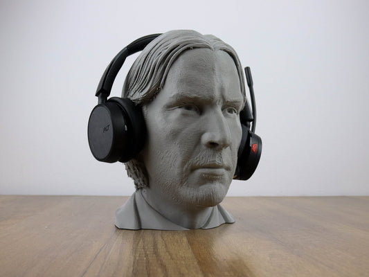 Keanu Reeves Headphone Holder, Desktop Decor Headphone stand, Gaming Accessories