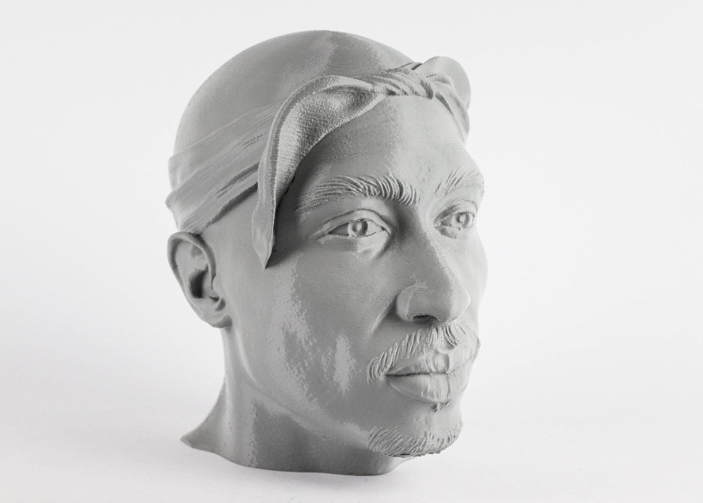 Tupac Shakur Headphone Holder, 2Pac Desktop Decor Headphone 3d Bust Gift