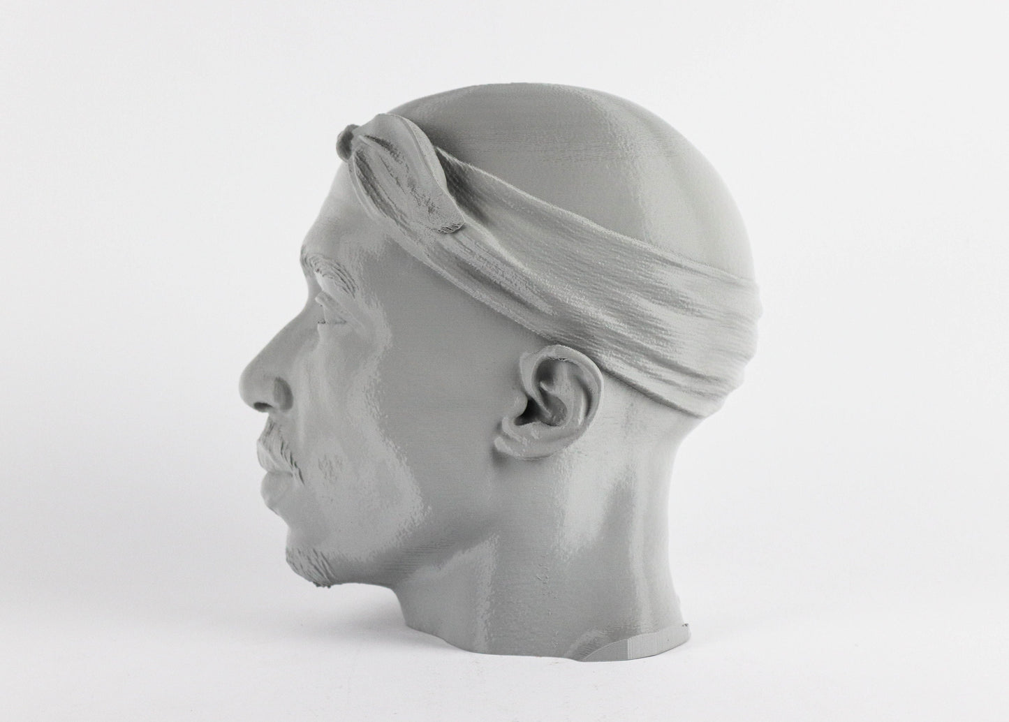 Tupac Shakur Headphone Holder, 2Pac Desktop Decor Headphone 3d Bust Gift