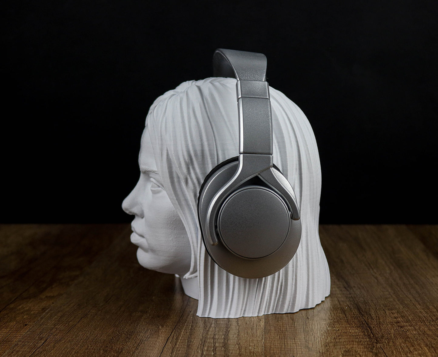 Billie Eilish Headphone Holder, Headset Stand, Bust, Sculpture, Decoration