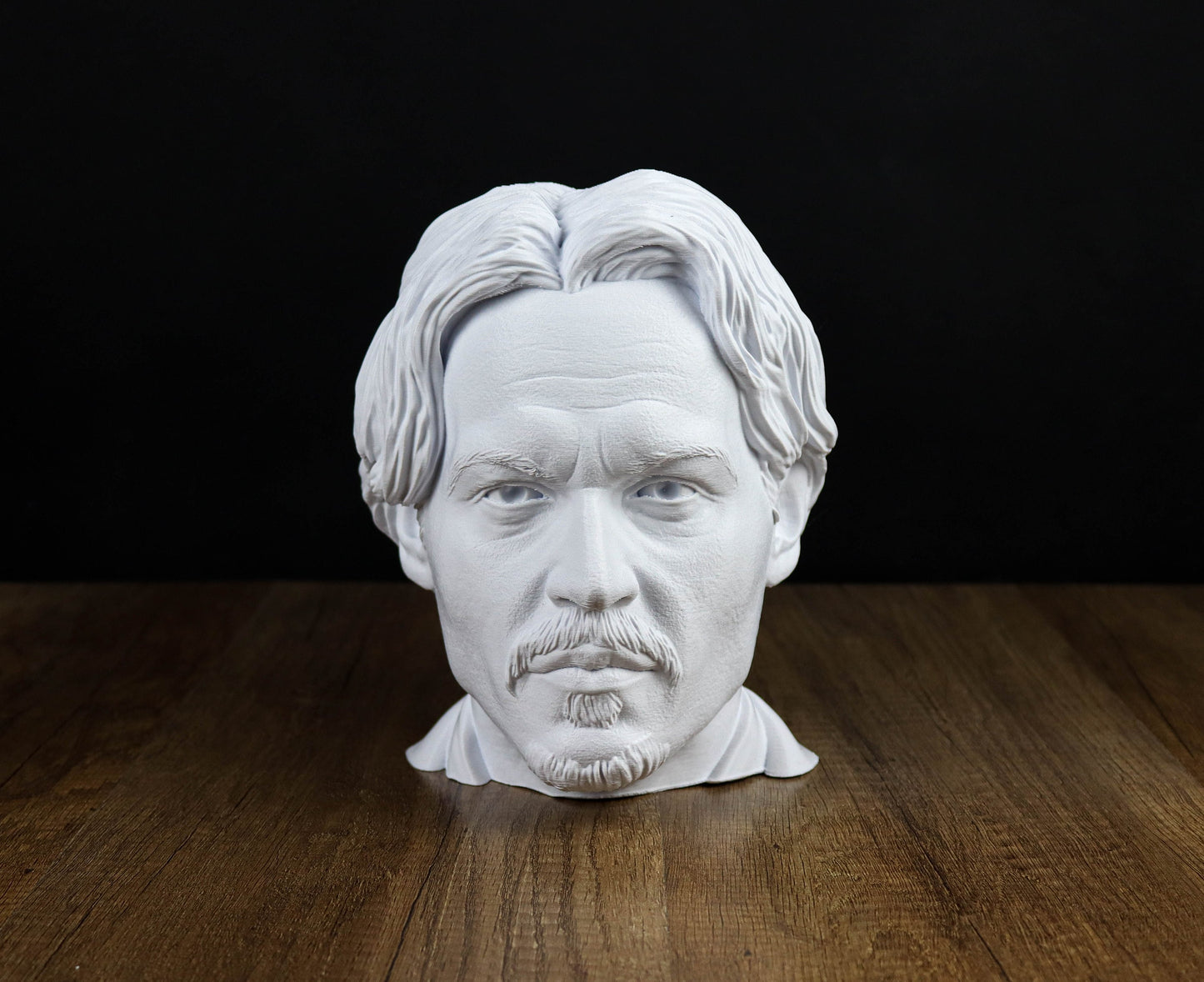 Johnny Depp Headphone Holder, Headset Stand, Bust, Sculpture, Decoration