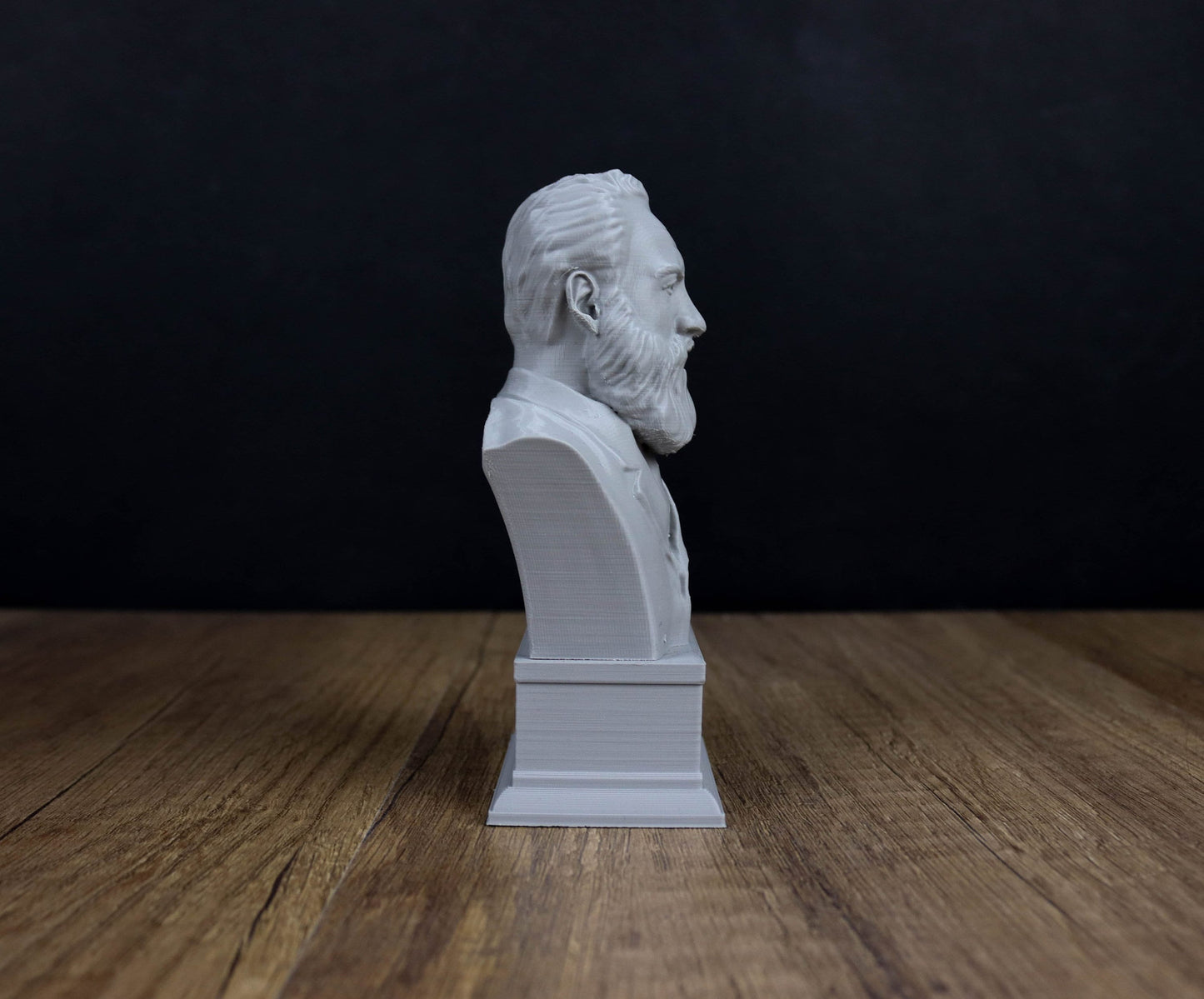 Alexander Graham Bell Bust, 3d Printed Statue, Sculpture Decoration ,Decor