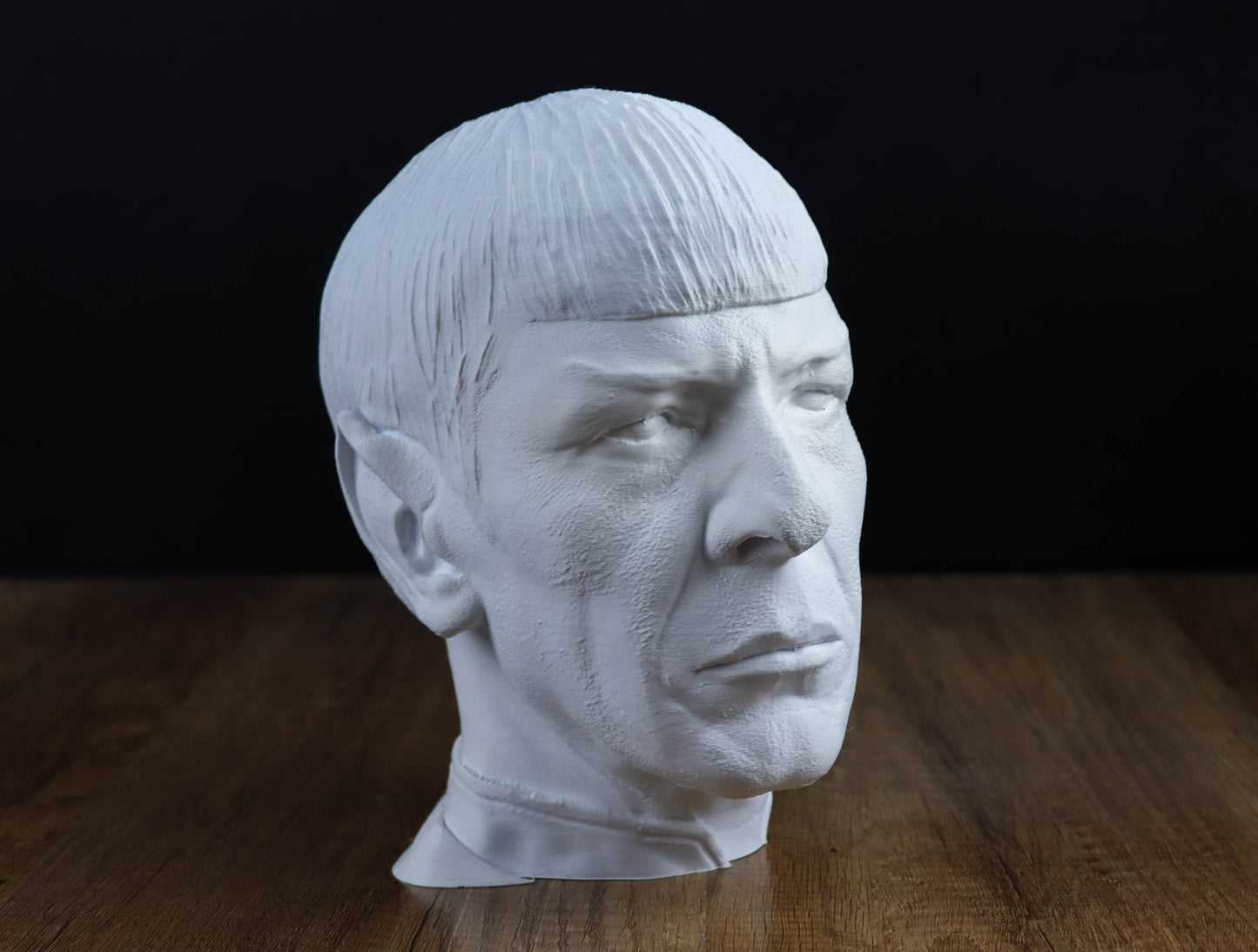 Leonard Nimoy Headphone Holder, Headset Stand, Bust, Sculpture, Decoration