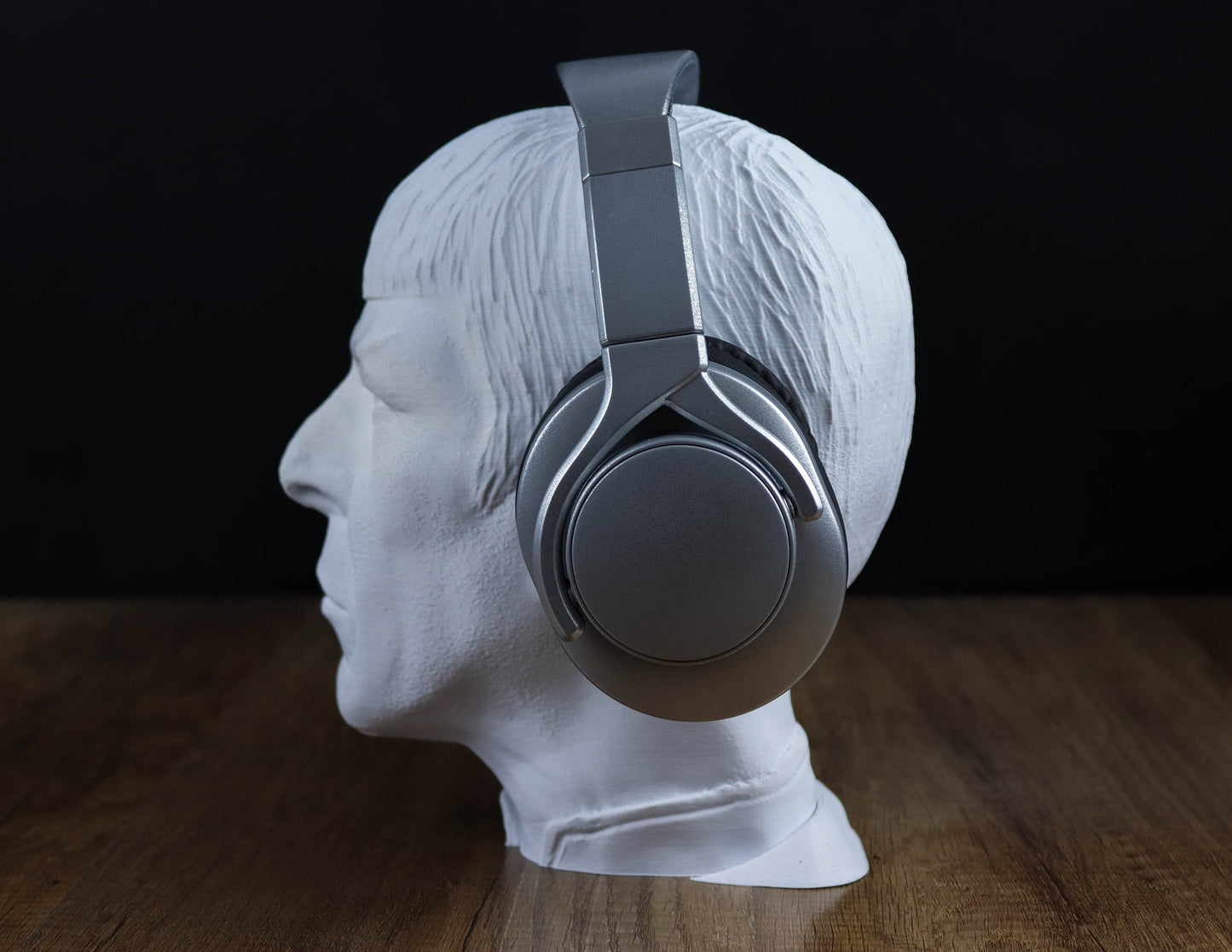 Leonard Nimoy Headphone Holder, Headset Stand, Bust, Sculpture, Decoration