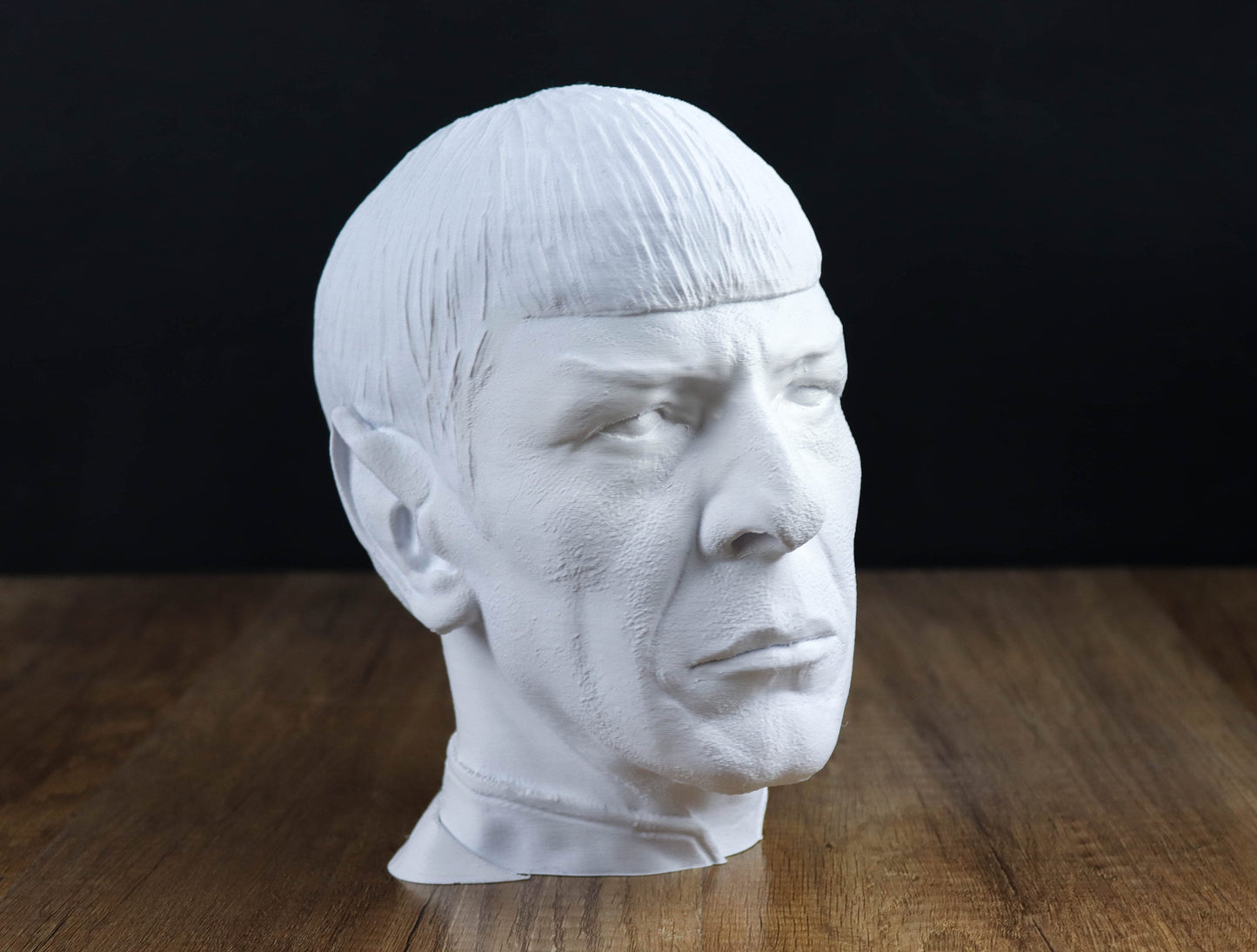 Leonard Nimoy Headphone Holder, Headset Stand, Bust, Sculpture, Decoration