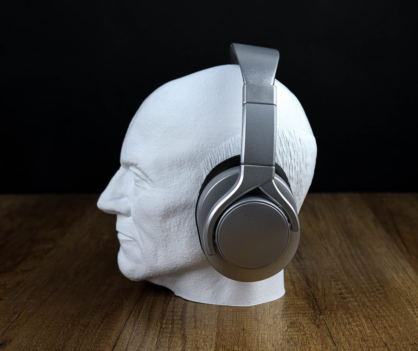 Jean-Luc Picard Headphone Holder, Headset Stand, Bust, Sculpture, Decoration