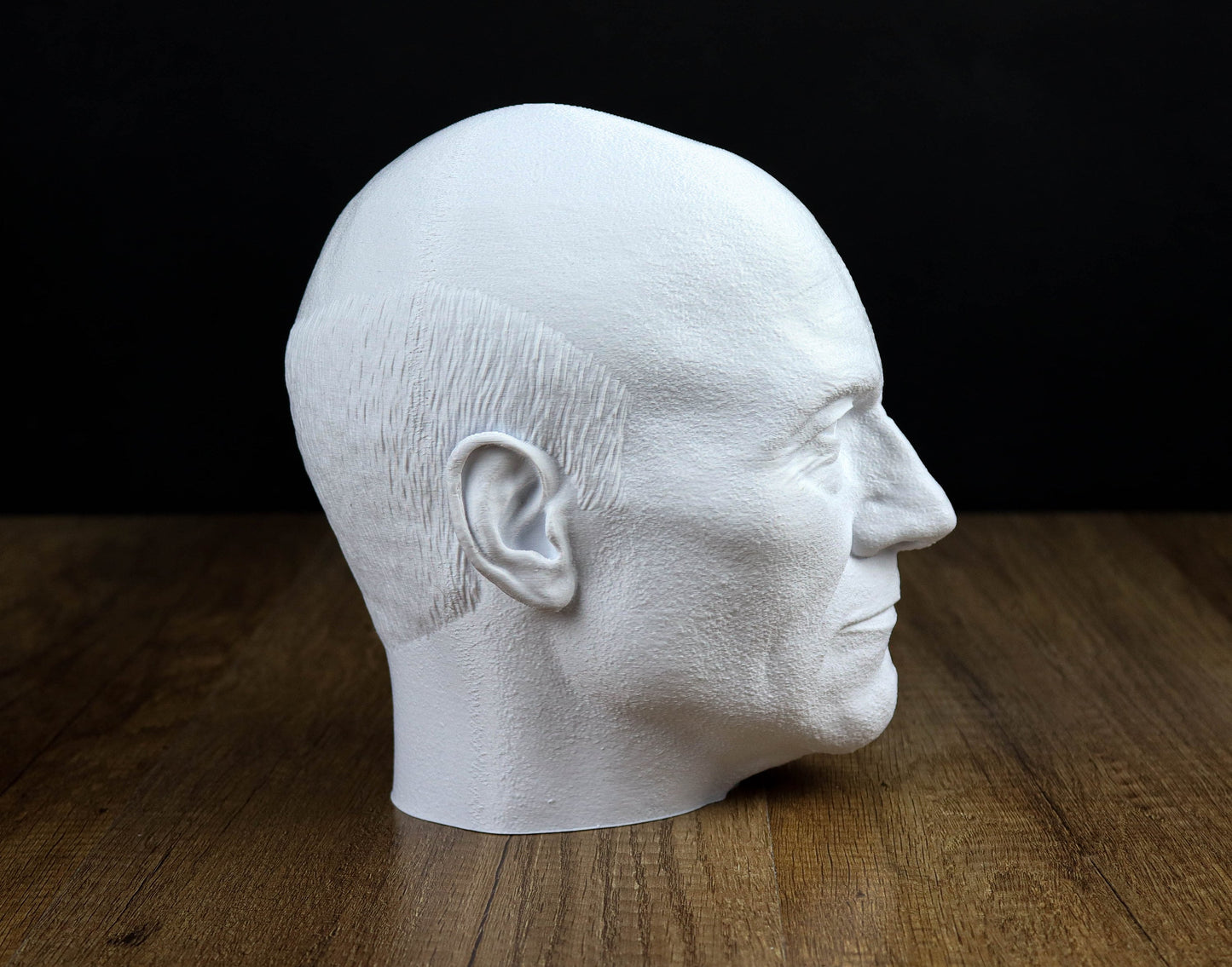 Jean-Luc Picard Headphone Holder, Headset Stand, Bust, Sculpture, Decoration