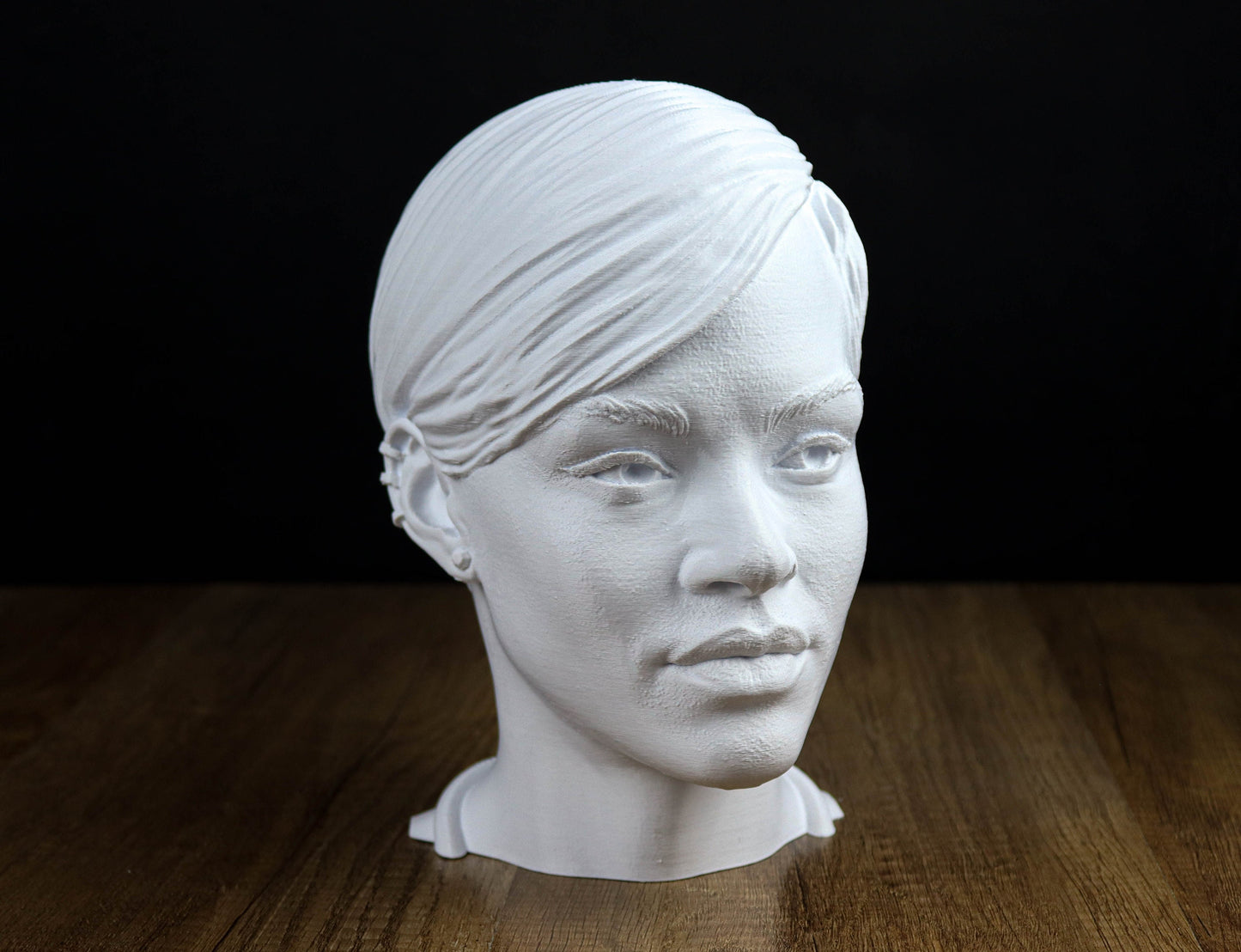 Rihanna Headphone Holder, Headset Stand, Bust, Sculpture, Decoration
