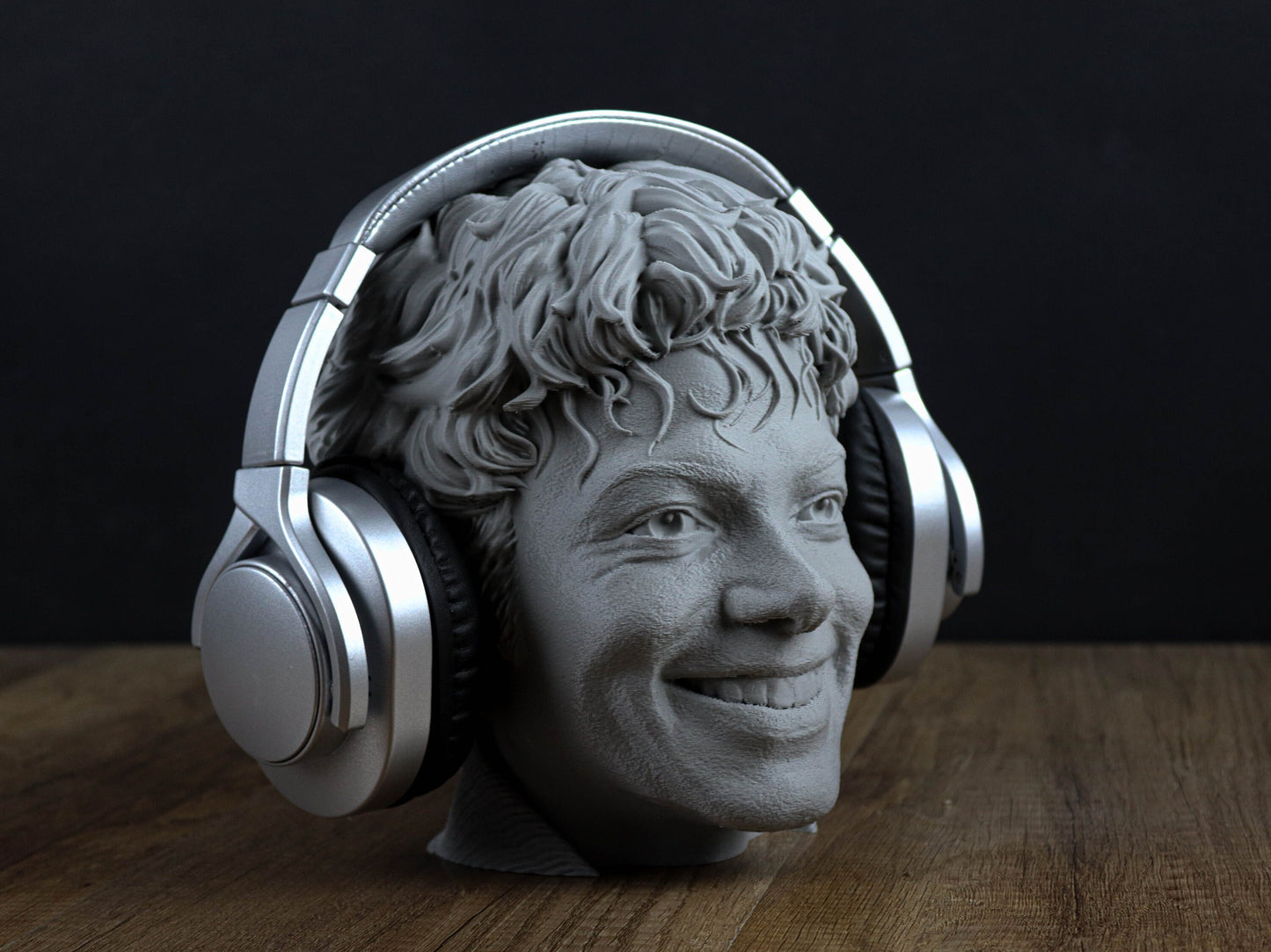 Michael Jackson Headphone Holder, Headset Stand, Bust, Sculpture, Decoration