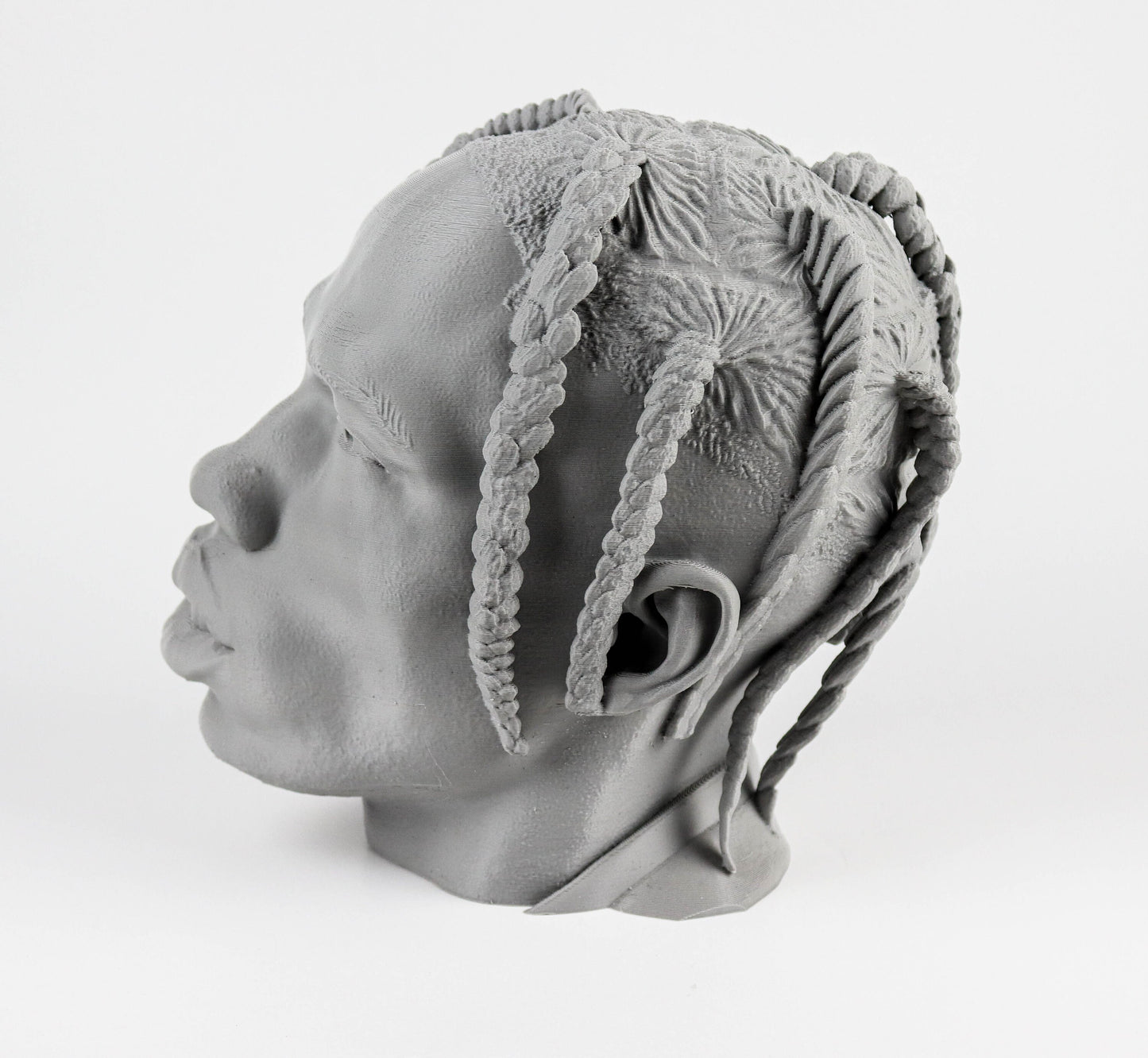 Travis Scott Headphone Holder, Headset Stand, Bust, Sculpture, Decoration