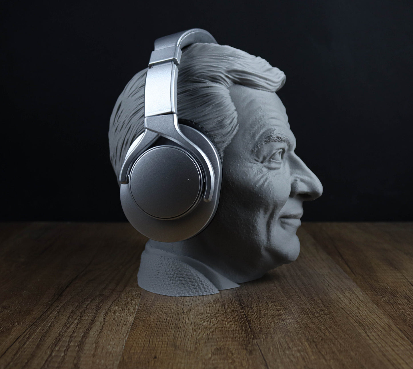 Mr Bean Headphone Holder, Headset Stand, Bust, Sculpture, Decoration