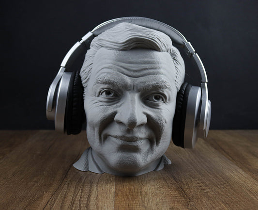 Mr Bean Headphone Holder, Headset Stand, Bust, Sculpture, Decoration