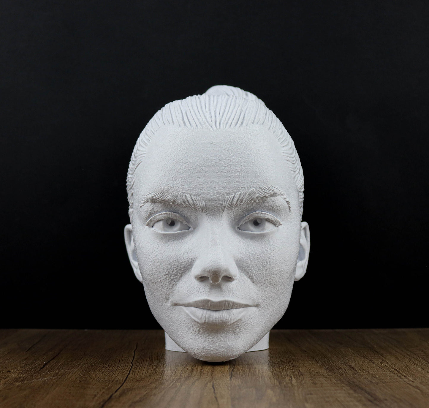 Lily Collins Bust Headphone Holder, Headset Stand, Bust, Sculpture, Decoration