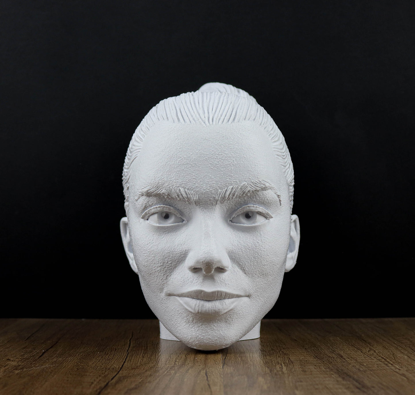 Lily Collins Bust Headphone Holder, Headset Stand, Bust, Sculpture, Decoration