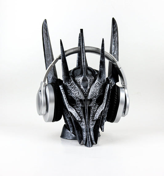 Sauron Headphone Stand, The  Dark Lord Headphone Holder, Lord of Mordor Head, Gift for Gamer
