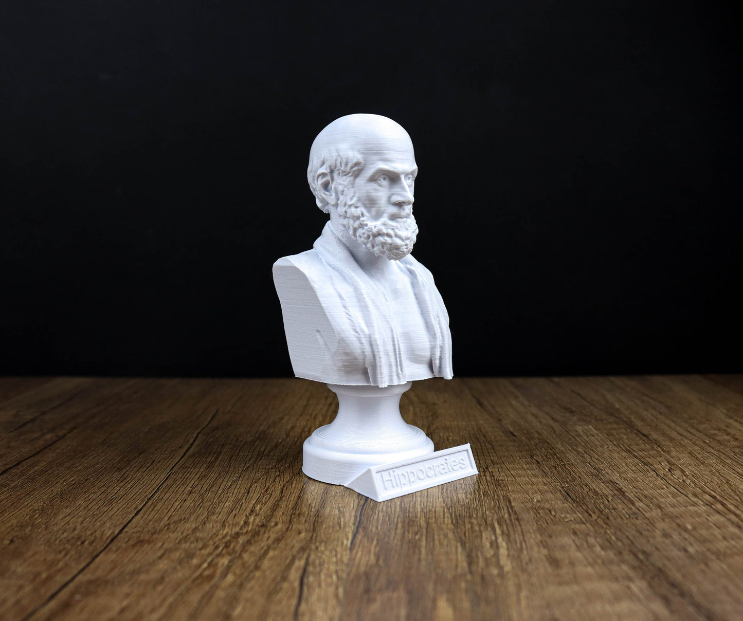 Hippocrates Bust Sculpture, Greek Physician Statue