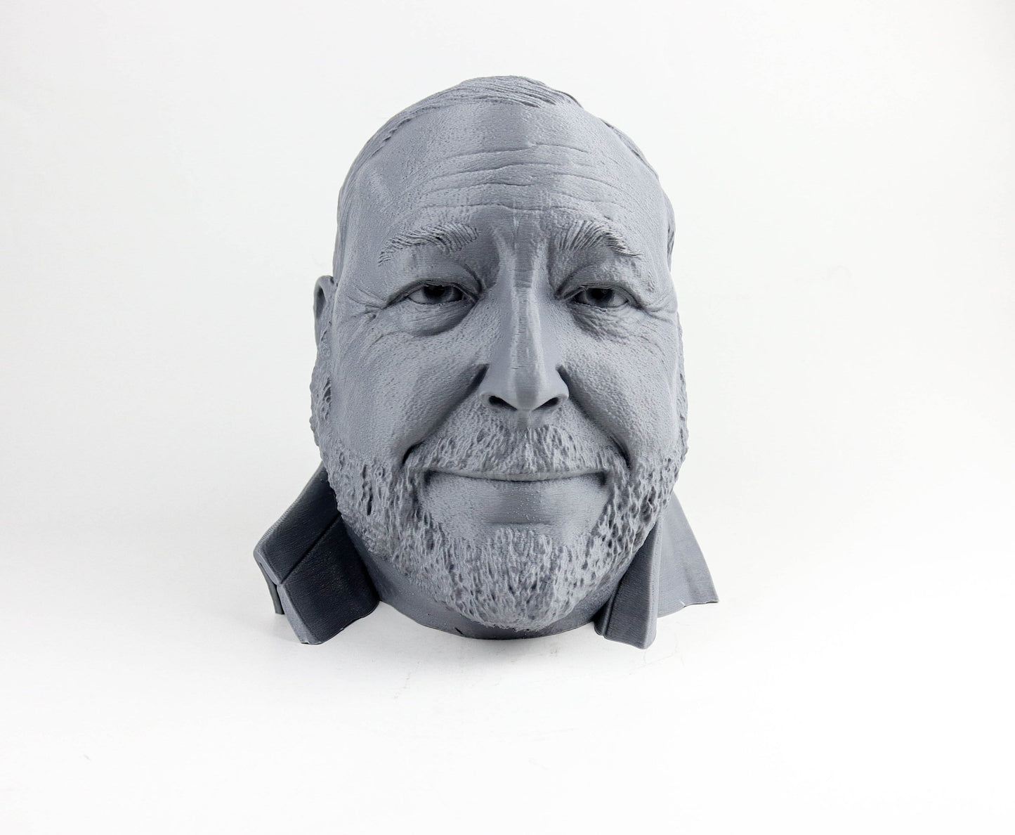 Alex Jones Headphone Holder, Headset Stand, Bust, Sculpture, Decoration