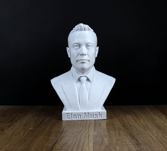 Elon Musk Sculpture Bust,  SpaceX, Entrepreneur