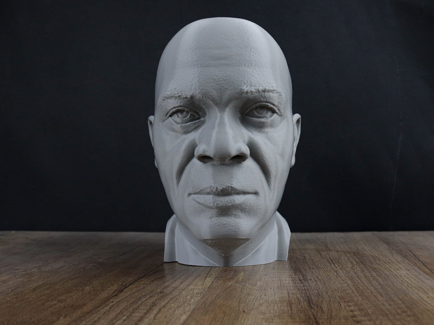 Samuel L Jackson 3d Bust, Headphone Holder Sculpture