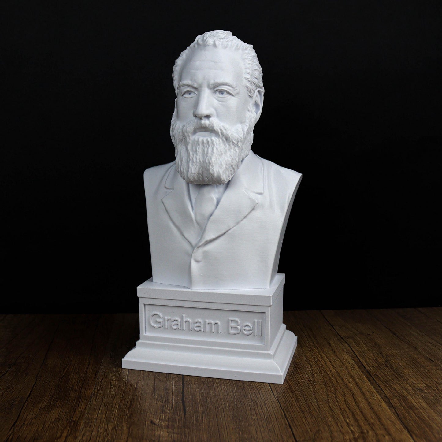 Alexander Graham Bell Bust, 3d Printed Statue, Sculpture Decoration ,Decor