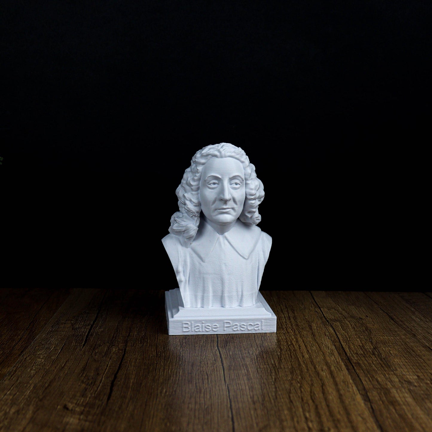 Blaise Pascal Bust,  French Mathematician and Philosopher Sculpture, Unique Gift for Mathematicians & Thinker