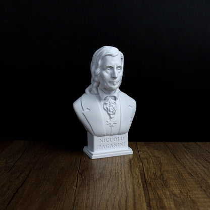 Niccolo Paganini Bust, Italian Violinist and Compose Statue