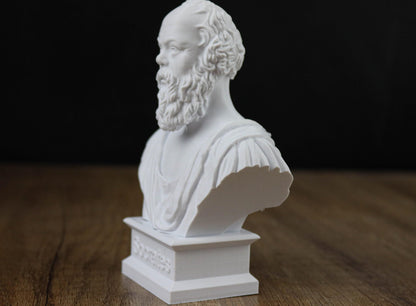 Socrates Bust Sculpture, Greek Statue