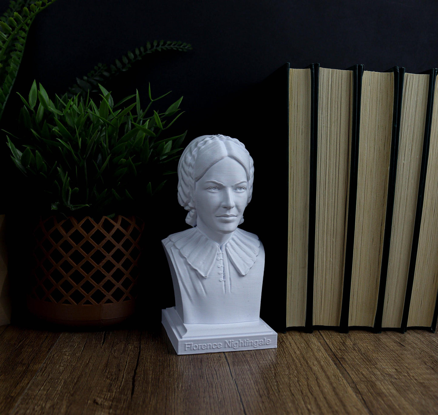 Florence Nightingale Bust, Medical history decor, Healthcare Hero Sculpture
