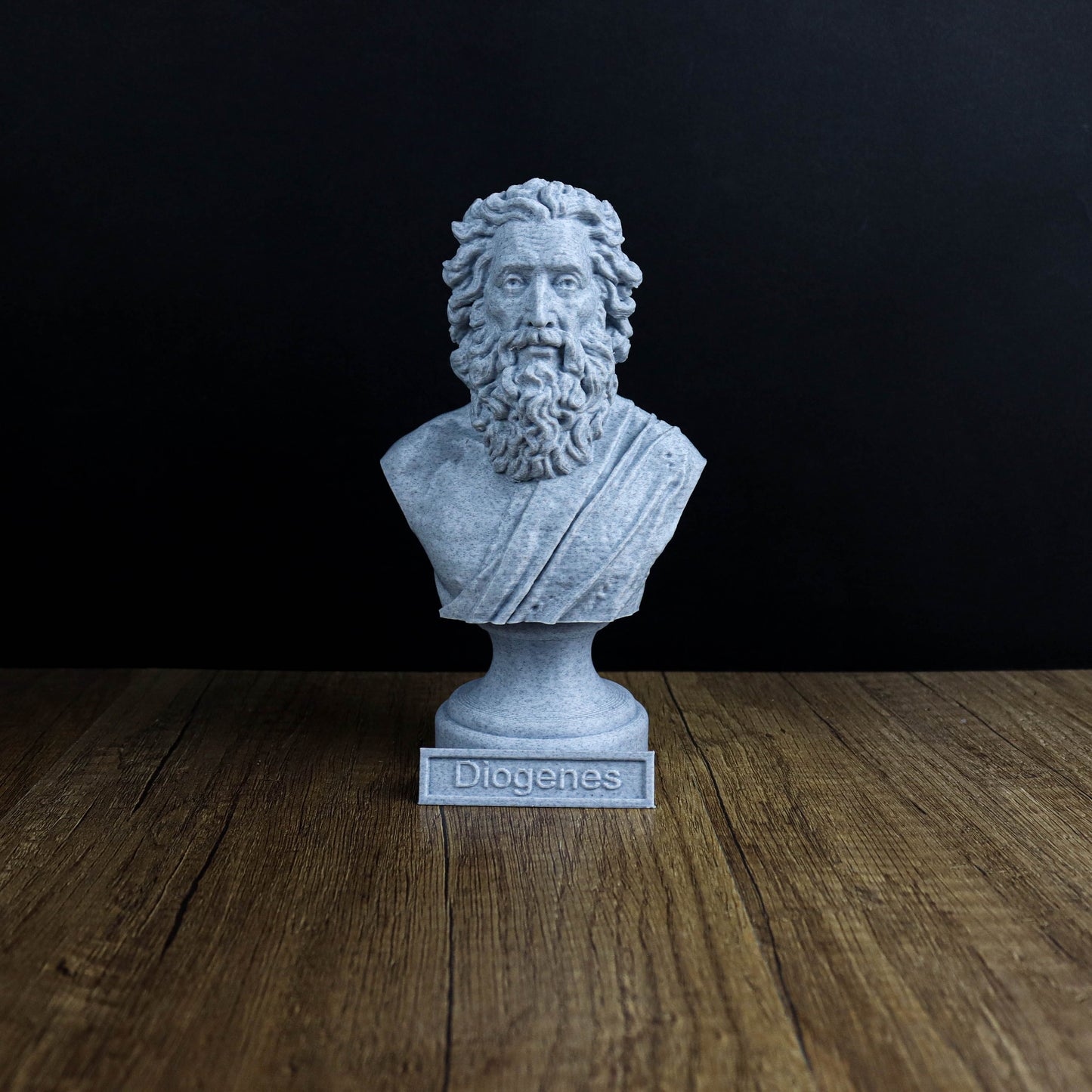 Diogenes Bust, Cynic Philosopher Sculpture, Ancient Greek Philosopher Figurine,