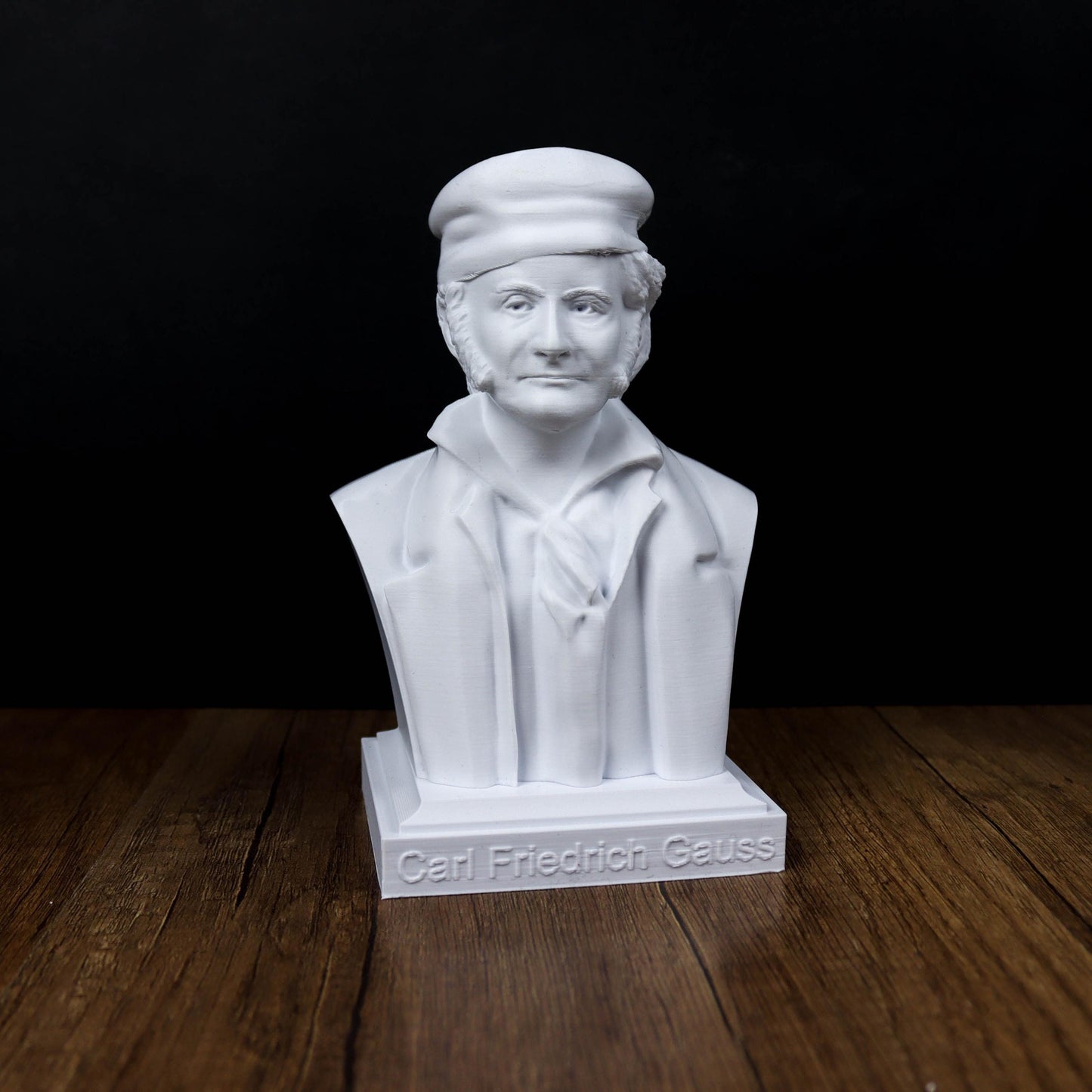 Carl Friedrich Gauss Bust, Mathematician Statue for Bookshelf and Office Decor