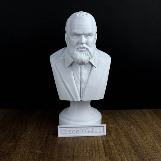 Orson Welles Bust, Classic Cinema Home Decor Sculpture