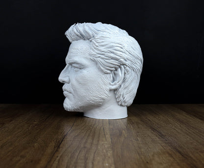Pedro Pascal Headphone Holder, Headset Stand, Bust, Sculpture, Decoration