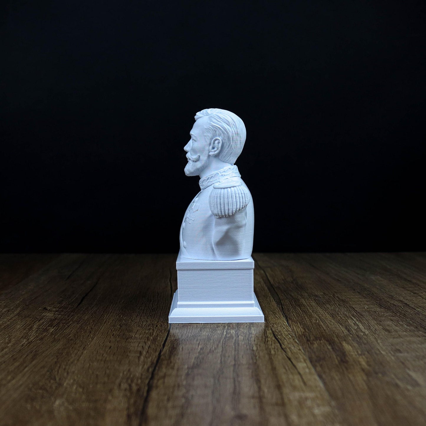Nicholas II of Russia Bust, Tsar Nicholas Romanov Sculpture