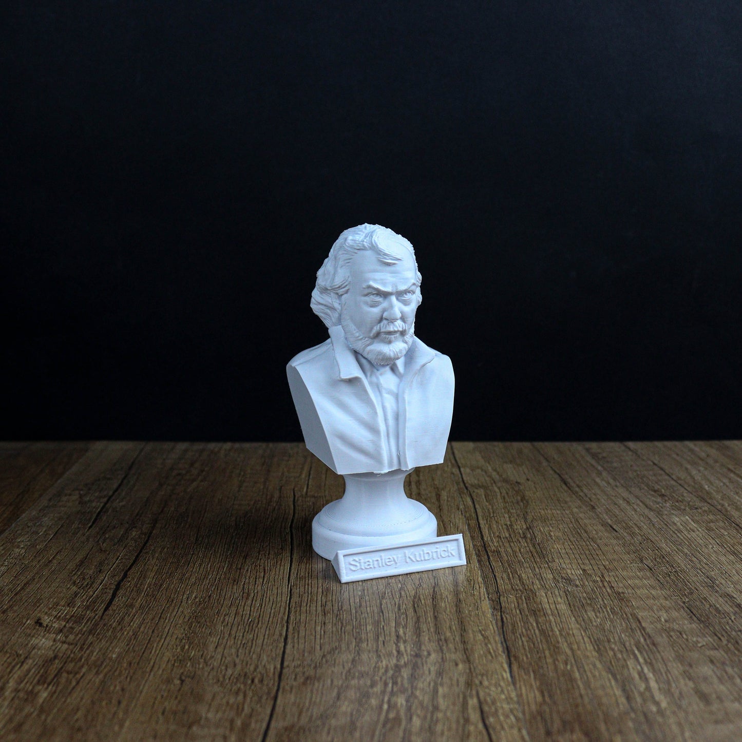 Stanley Kubrick Bust, Cinematic Legend 3D Printed Statue
