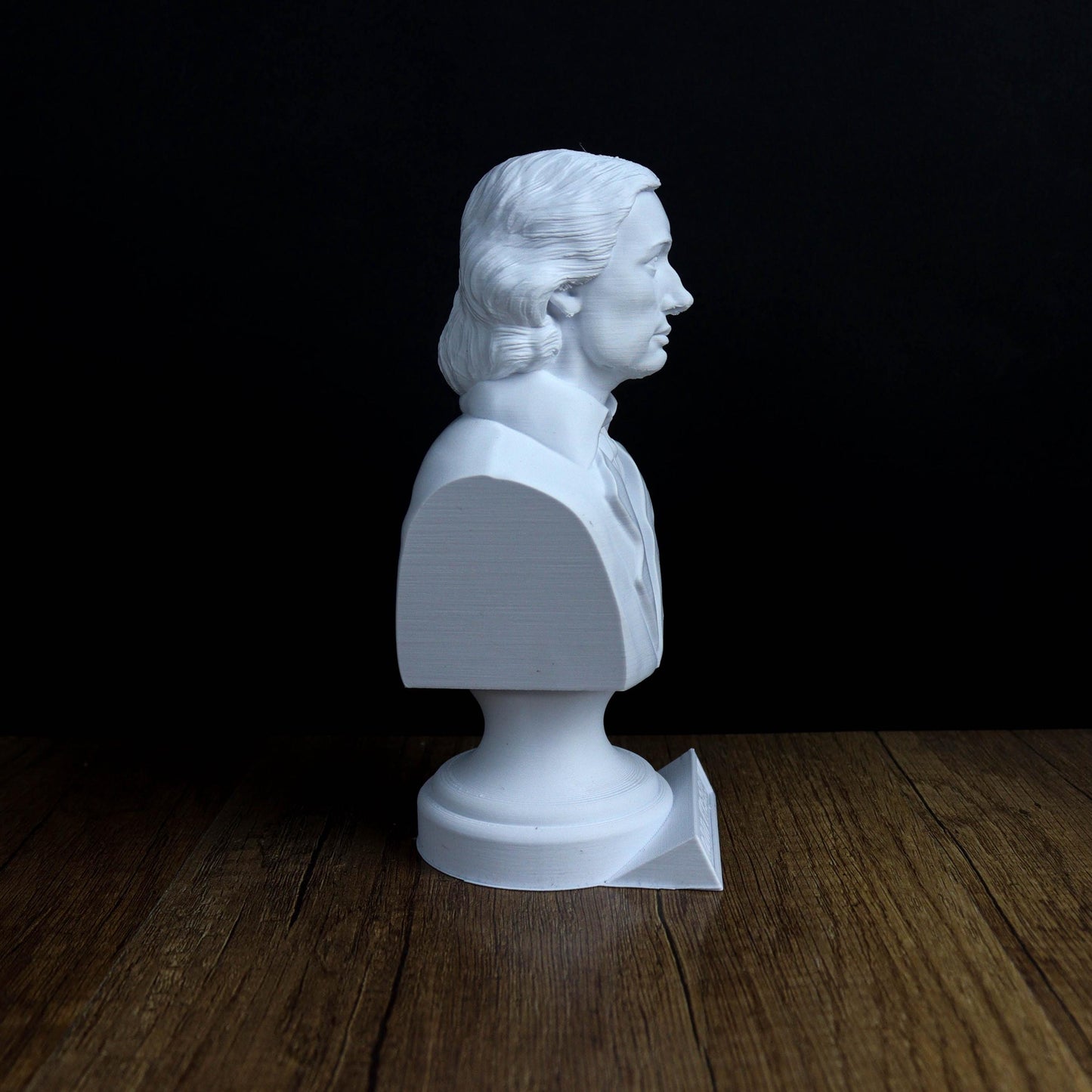 John Keats Bust, Romantic Poet Sculpture, Literary Bookshelf Decor, Gift for Poetry Lovers