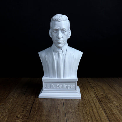 Jerome David Salinger Bust, J D Salinger Statue, Catcher in the Rye Author Sculpture