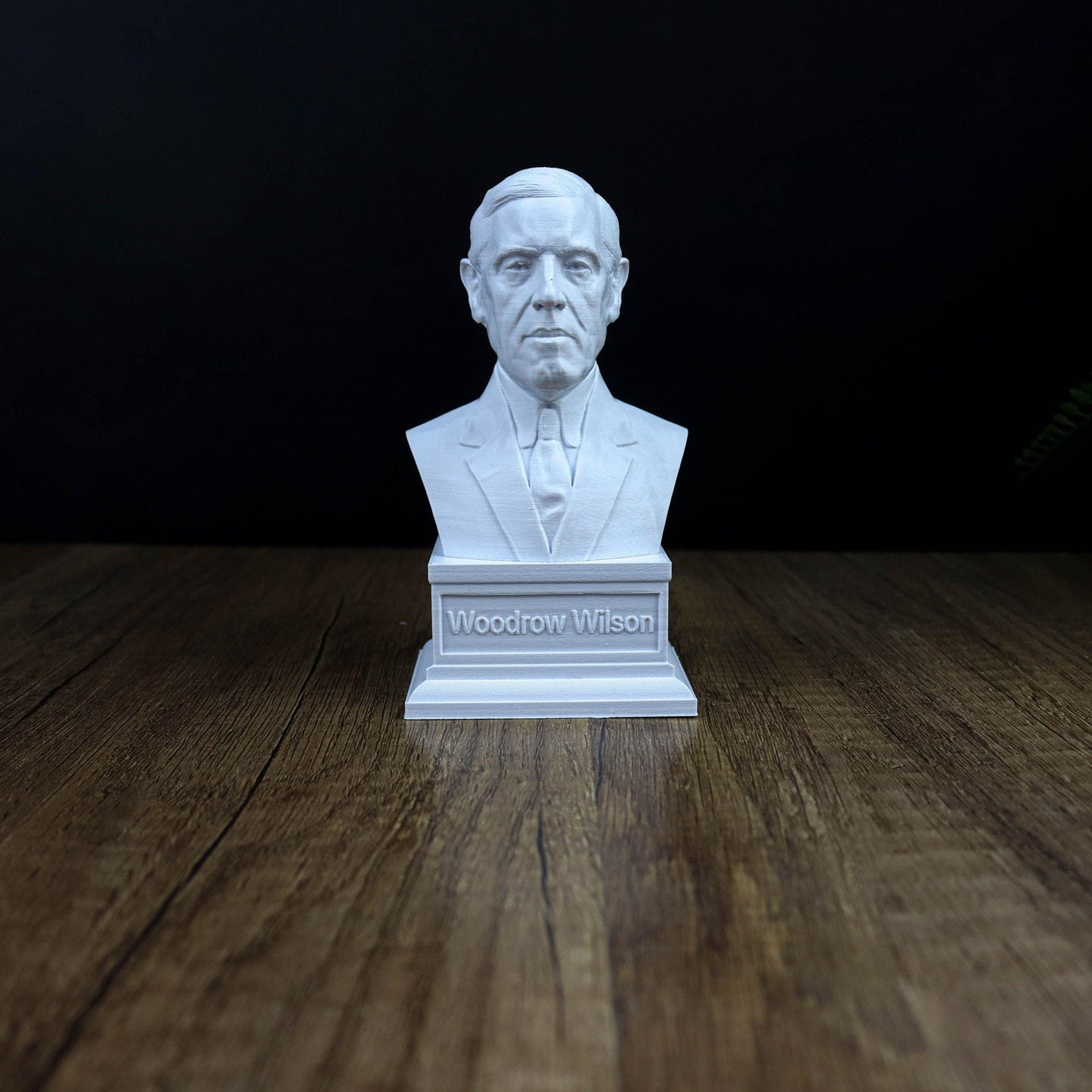 Woodrow Wilson Bust, 28th president of the United States Statue, American Leader during WW1 Sculpture