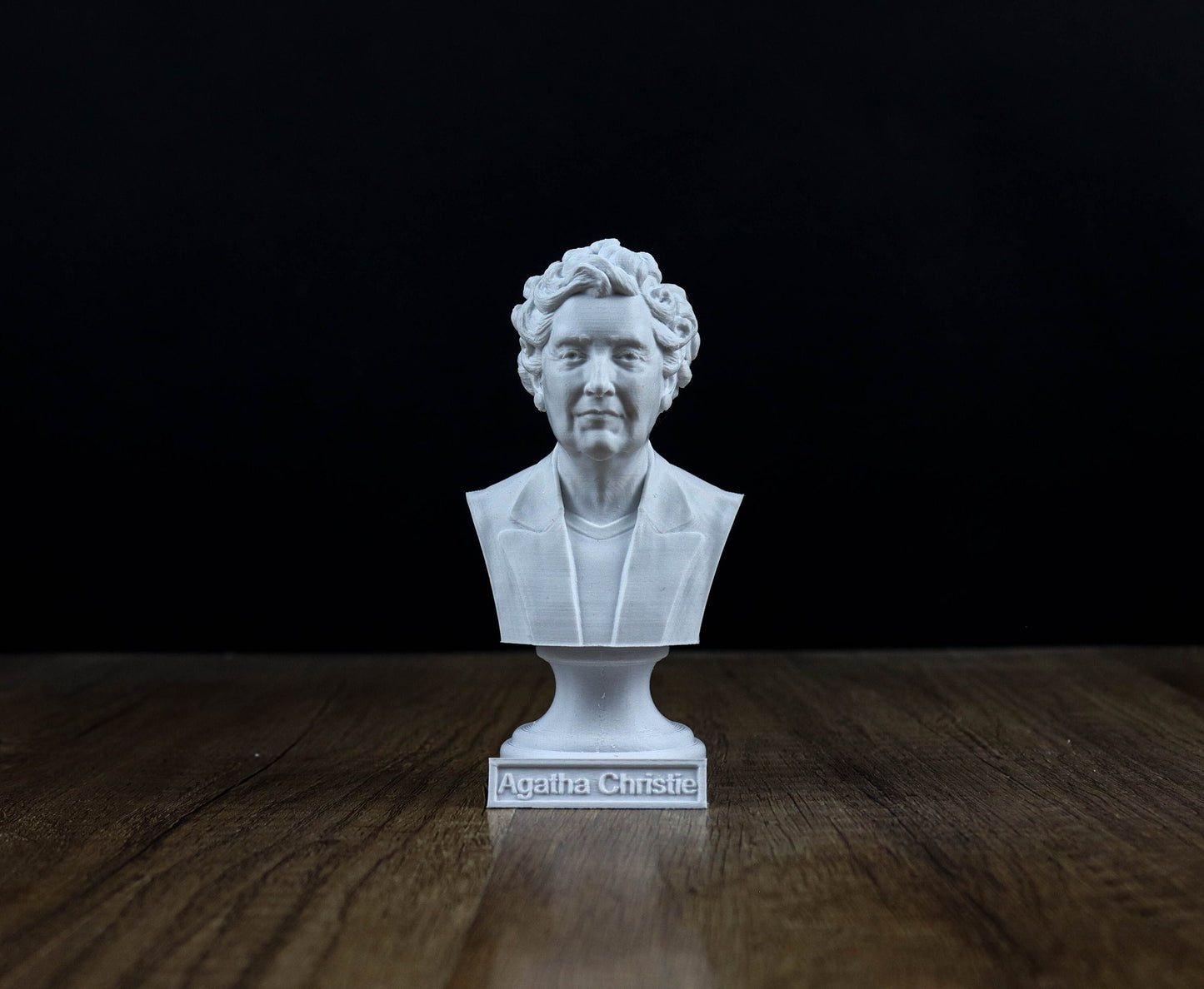 Agatha Christie Bust, English Writer Statue, Gift for Book Lover