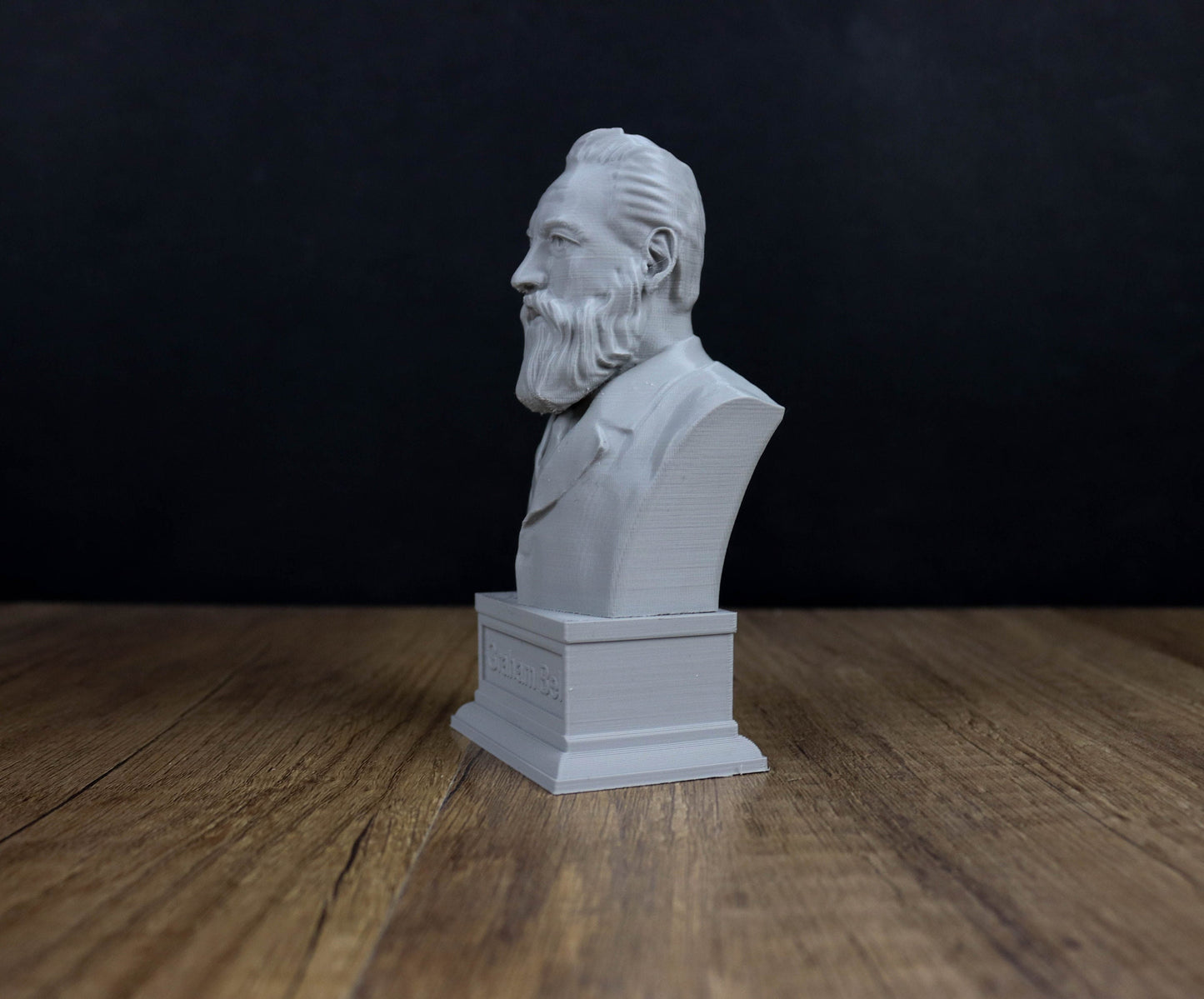 Alexander Graham Bell Bust, 3d Printed Statue, Sculpture Decoration ,Decor