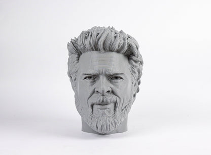 Karl Urban  Bust, Headset Stand Bust